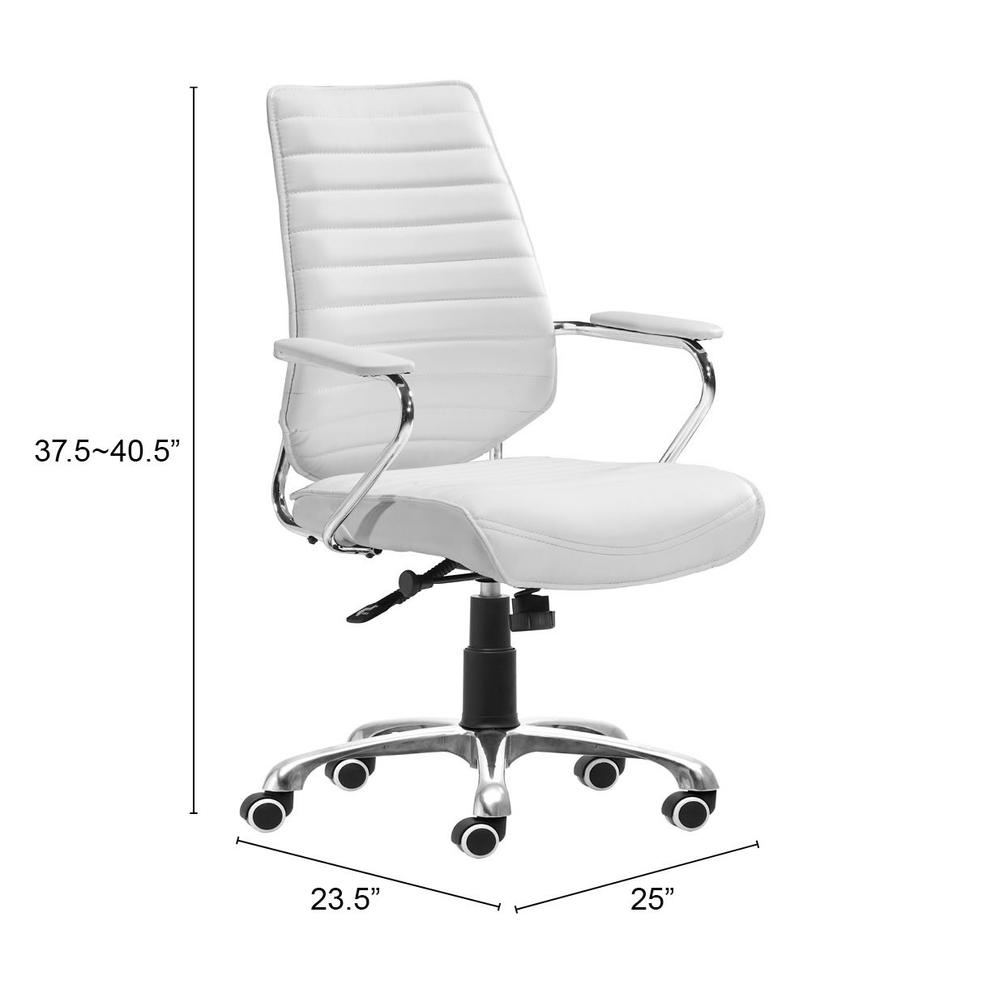 Enterprise Low Back Office Chair White. Picture 6