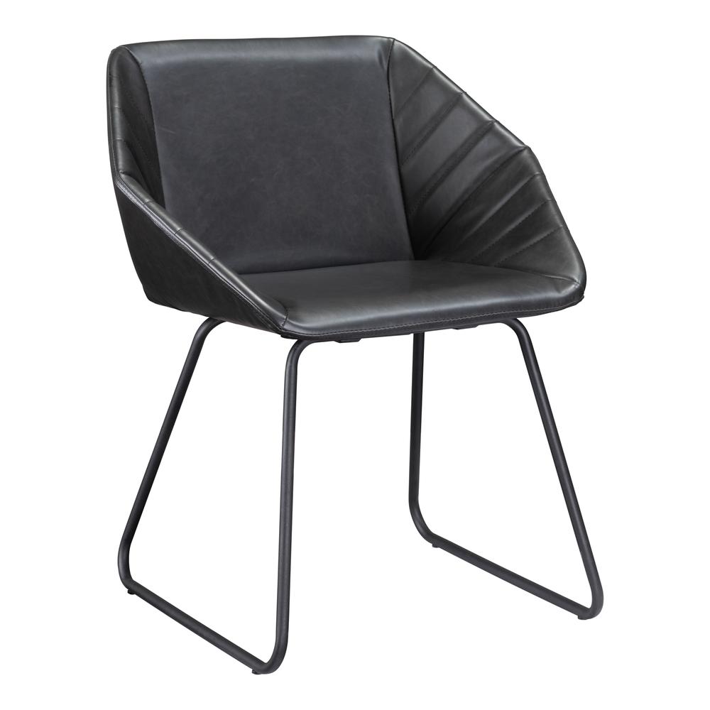 Miguel Dining Chair (Set of 2) Black. Picture 2