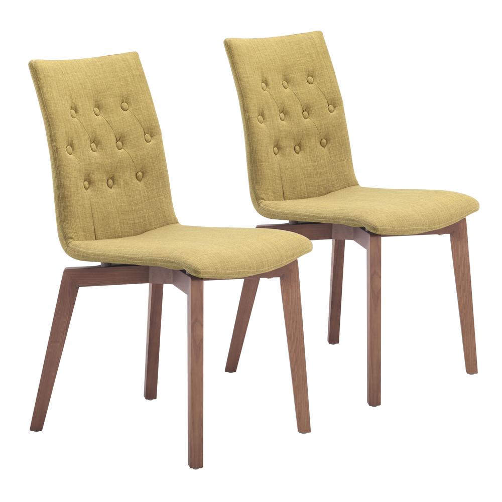 Orebro Dining Chair (Set of 2) Pea Green. Picture 1
