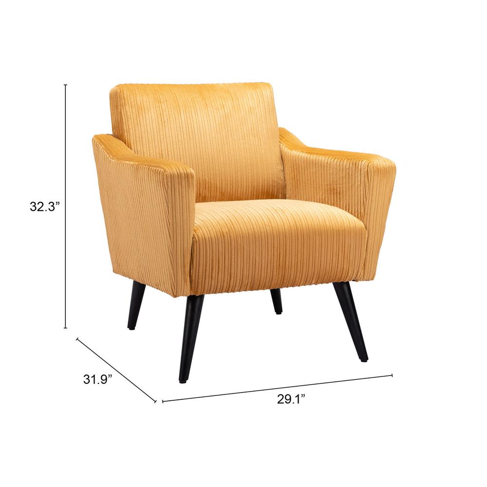 Bastille Accent Chair Yellow. Picture 6