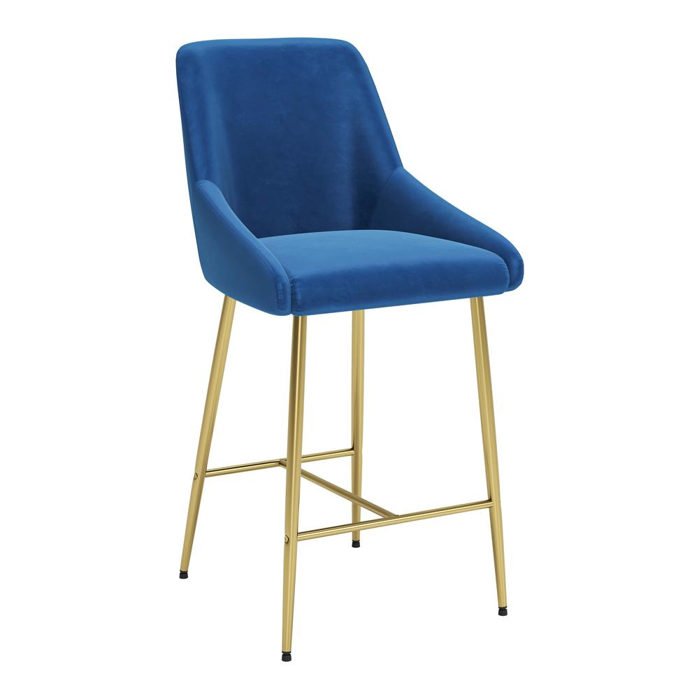 Madelaine Counter Chair Navy. Picture 1