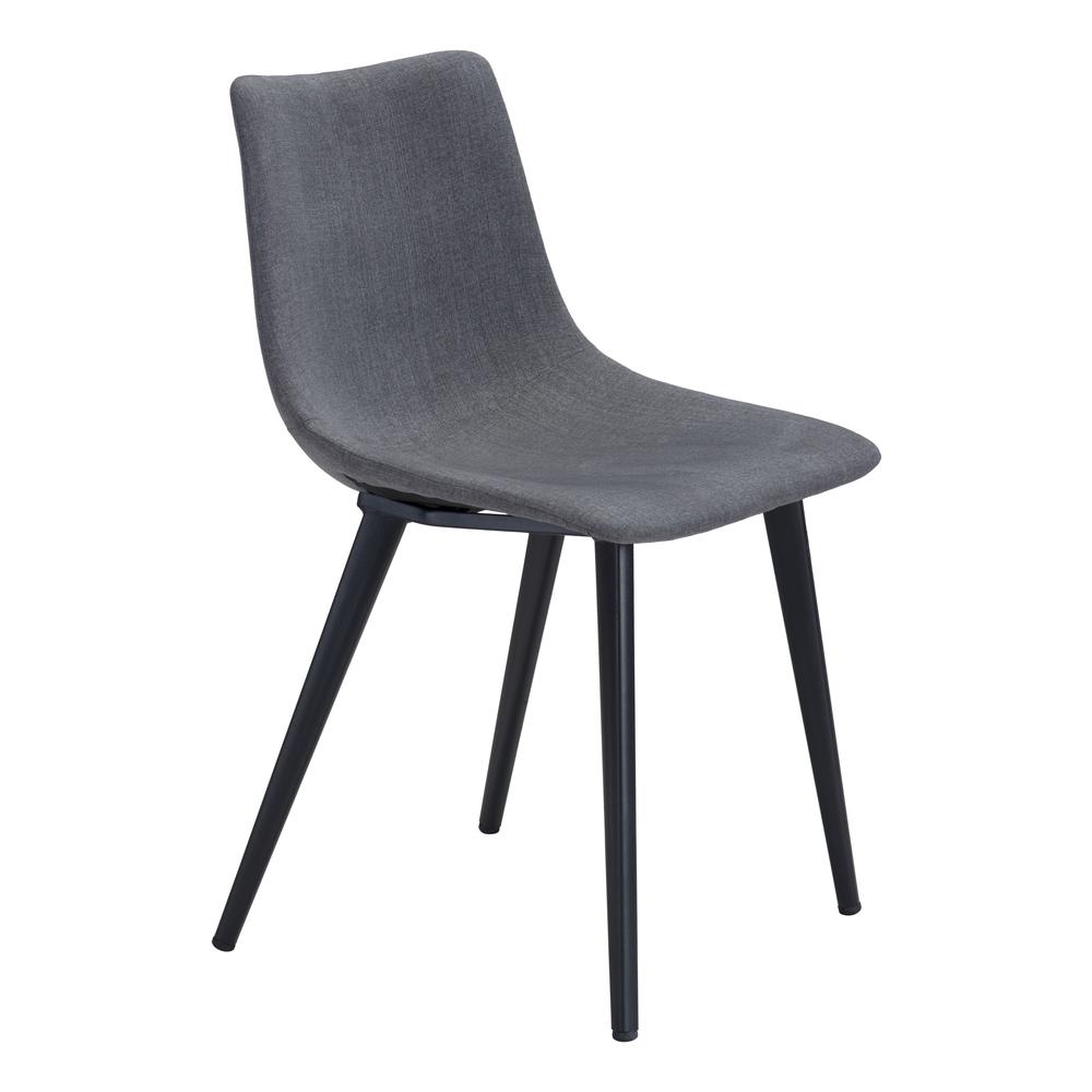 DanielSteel Dining Chairs (Set of 2) - Gray/Black, Belen Kox. Picture 2