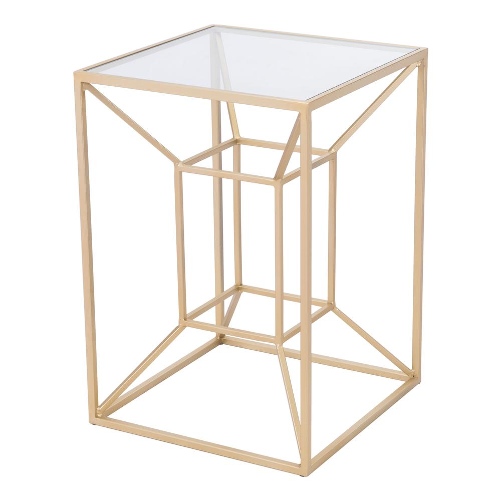 Canyon Side Table Gold. Picture 1