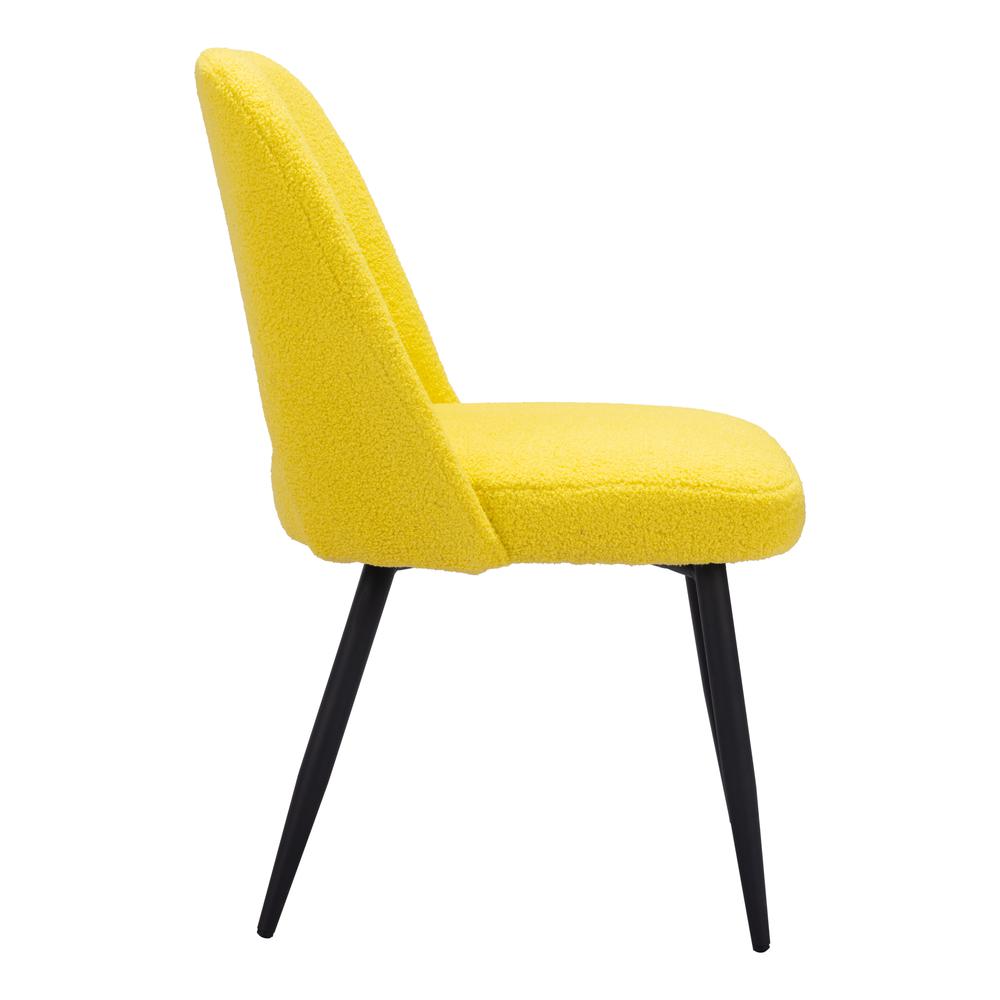 Teddy Dining Chair (Set of 2) Yellow. Picture 3