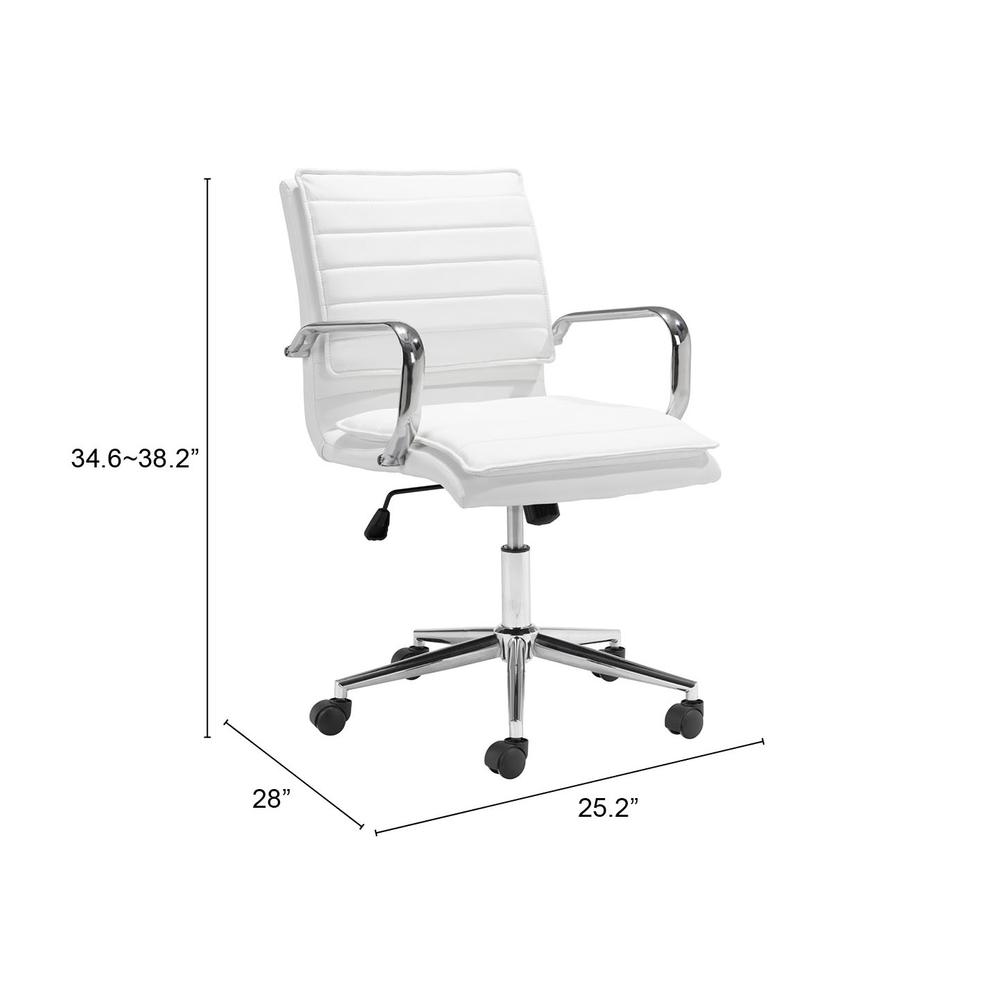 Partner Office Chair White. Picture 6