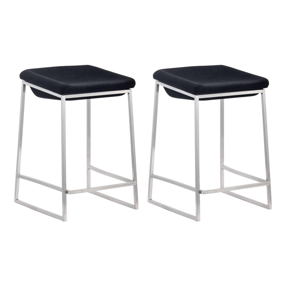 Lids Counter Stool (Set of 2) Dark Gray. The main picture.