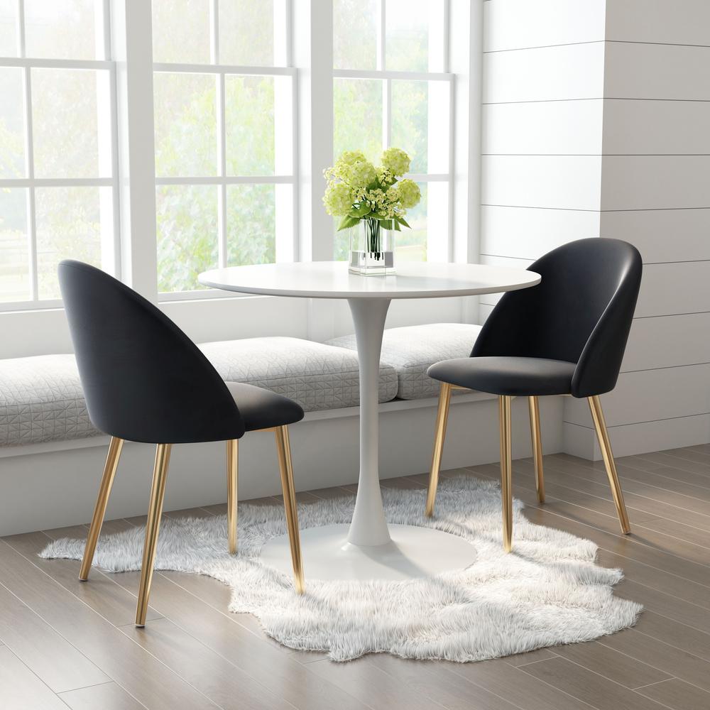 CozyComfort Dining Chairs (Set of 2) - Black, Belen Kox. Picture 7