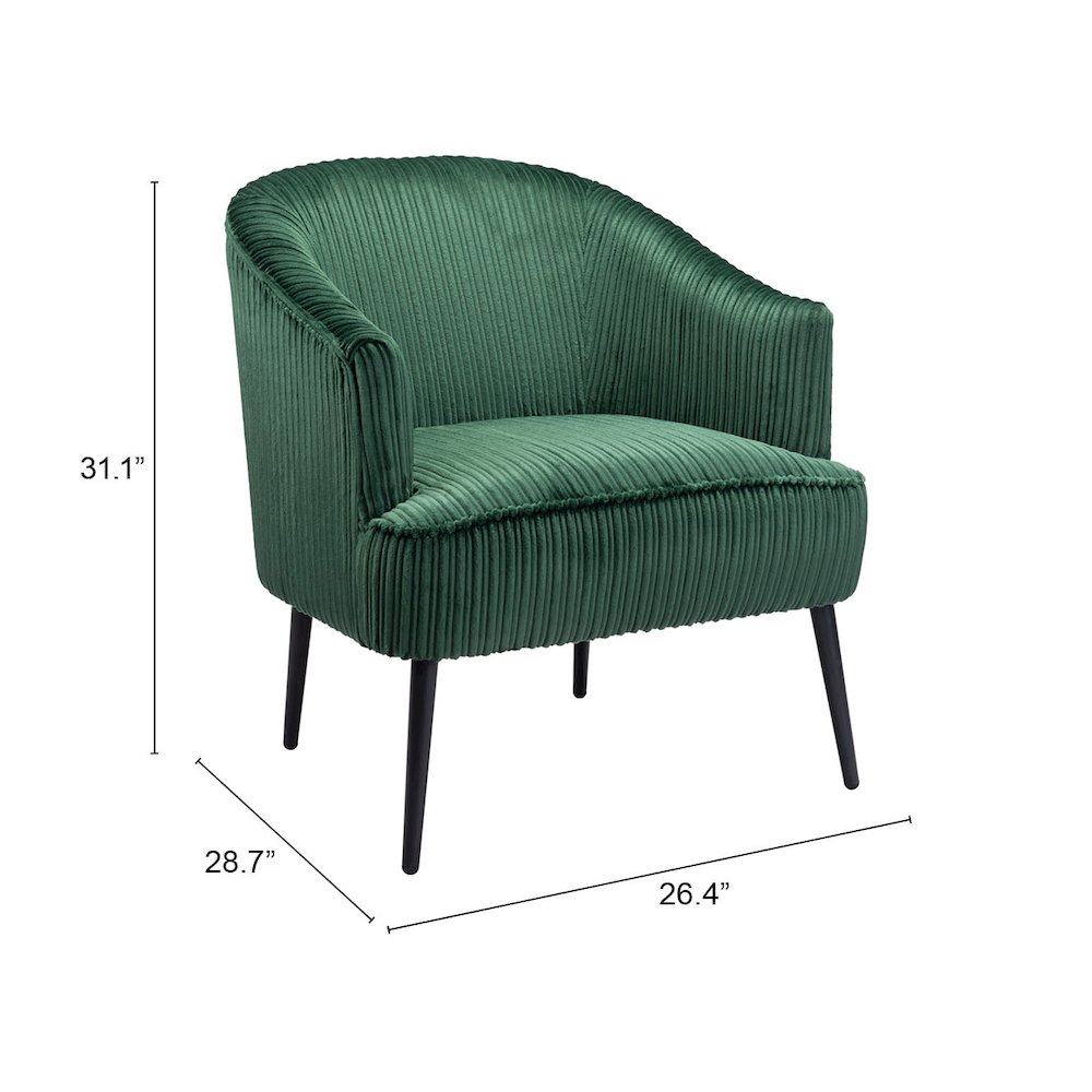 Ranier Accent Chair Green. Picture 6