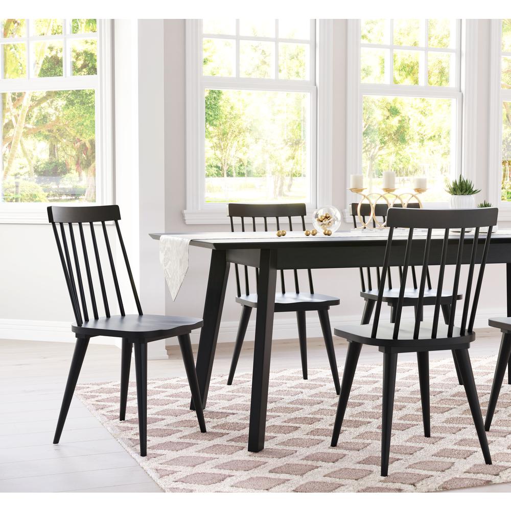 Ashley Dining Chair (Set of 2) Black. Picture 7