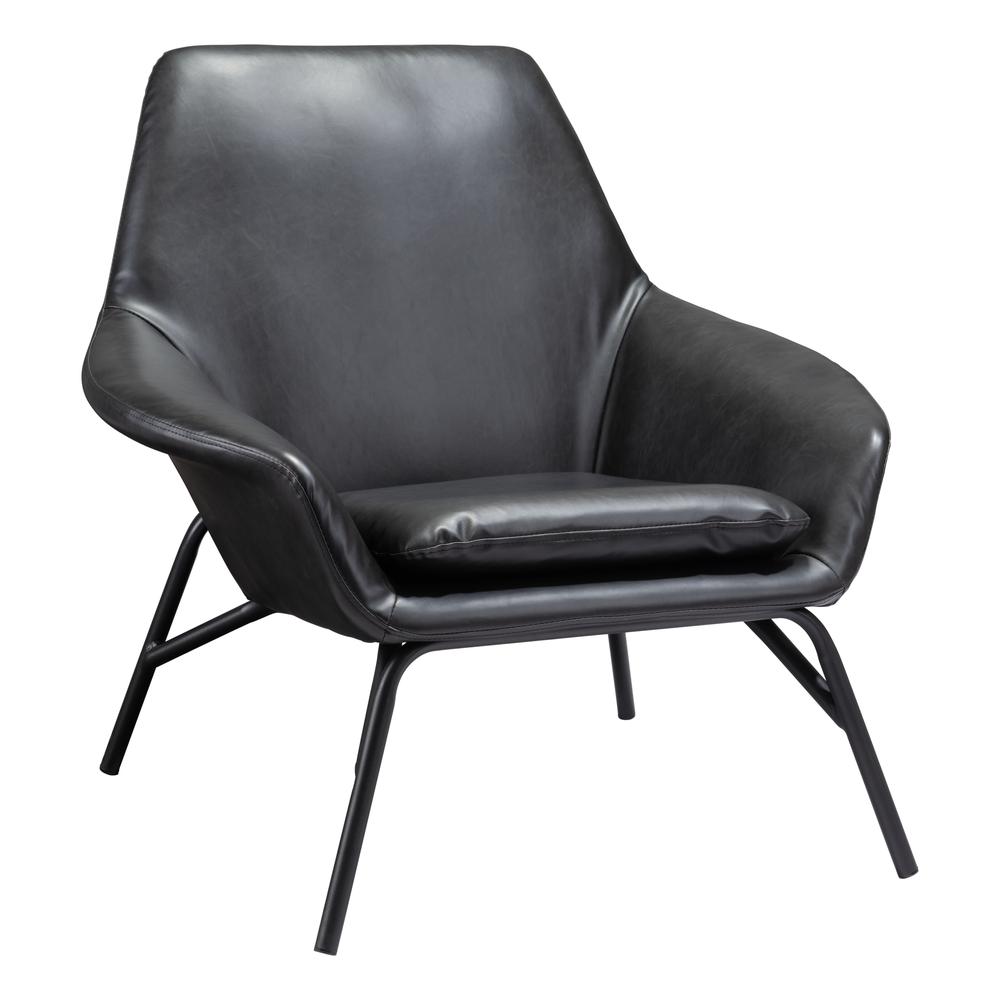 Javier Accent Chair Black. The main picture.