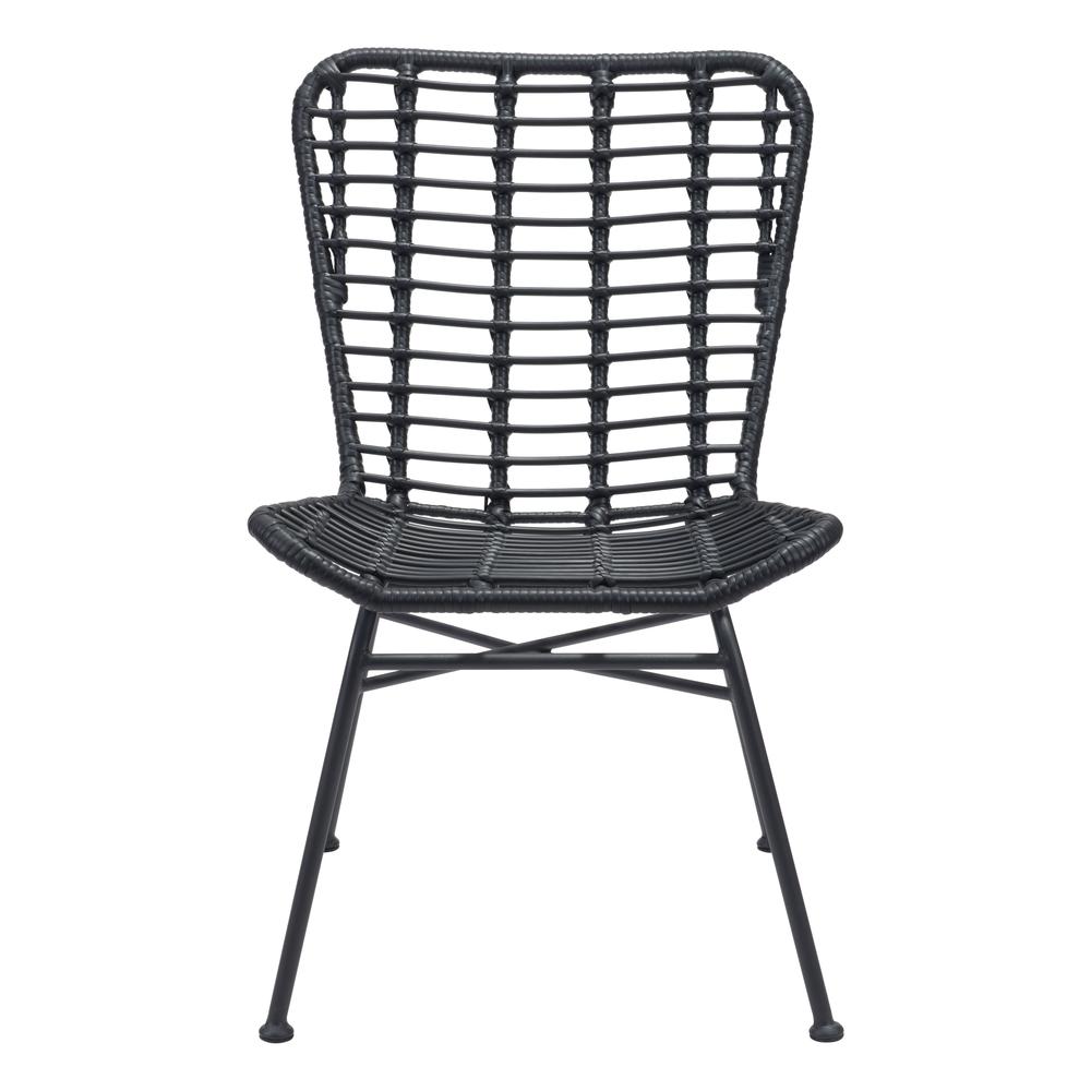 Lorena Dining Chair (Set of 2) Black. Picture 4