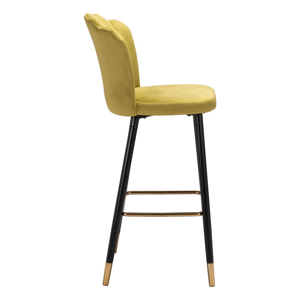 Zinclair Bar Chair Yellow. Picture 2