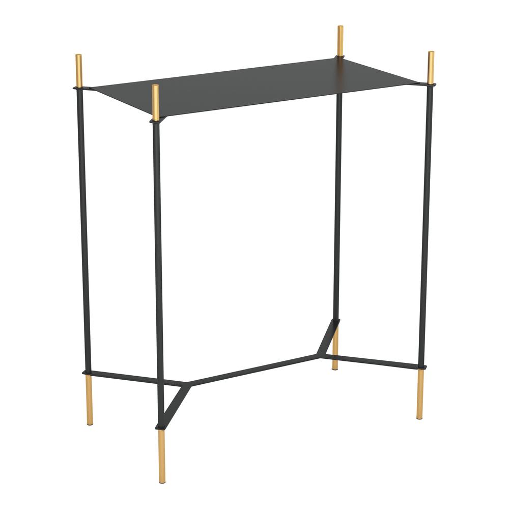 Austin Side Table Black & Gold. Picture 1