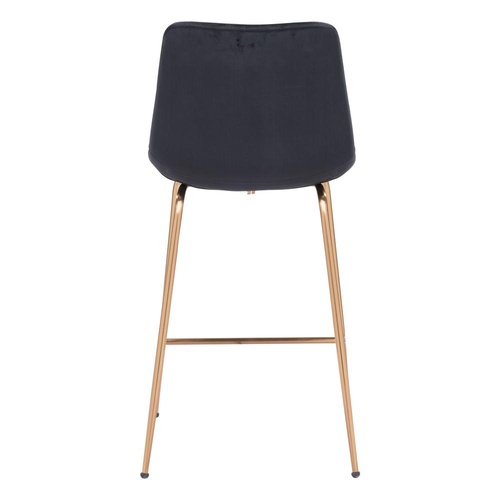 Tony Counter Stool Black & Gold. Picture 4