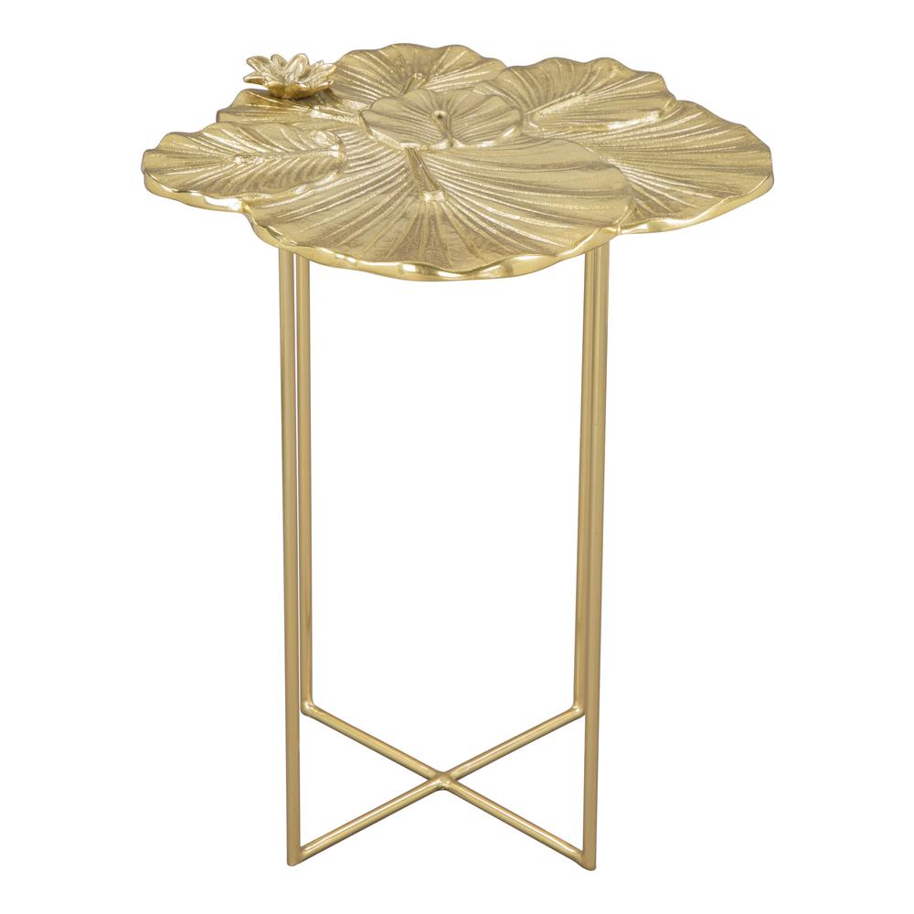 Lotus Side Table Gold. Picture 2