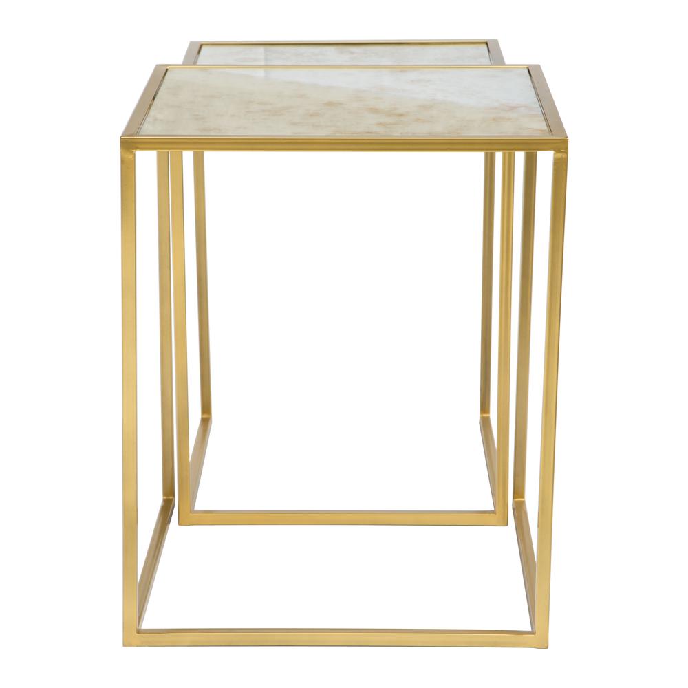 Calais Nesting Tables Brass. Picture 3
