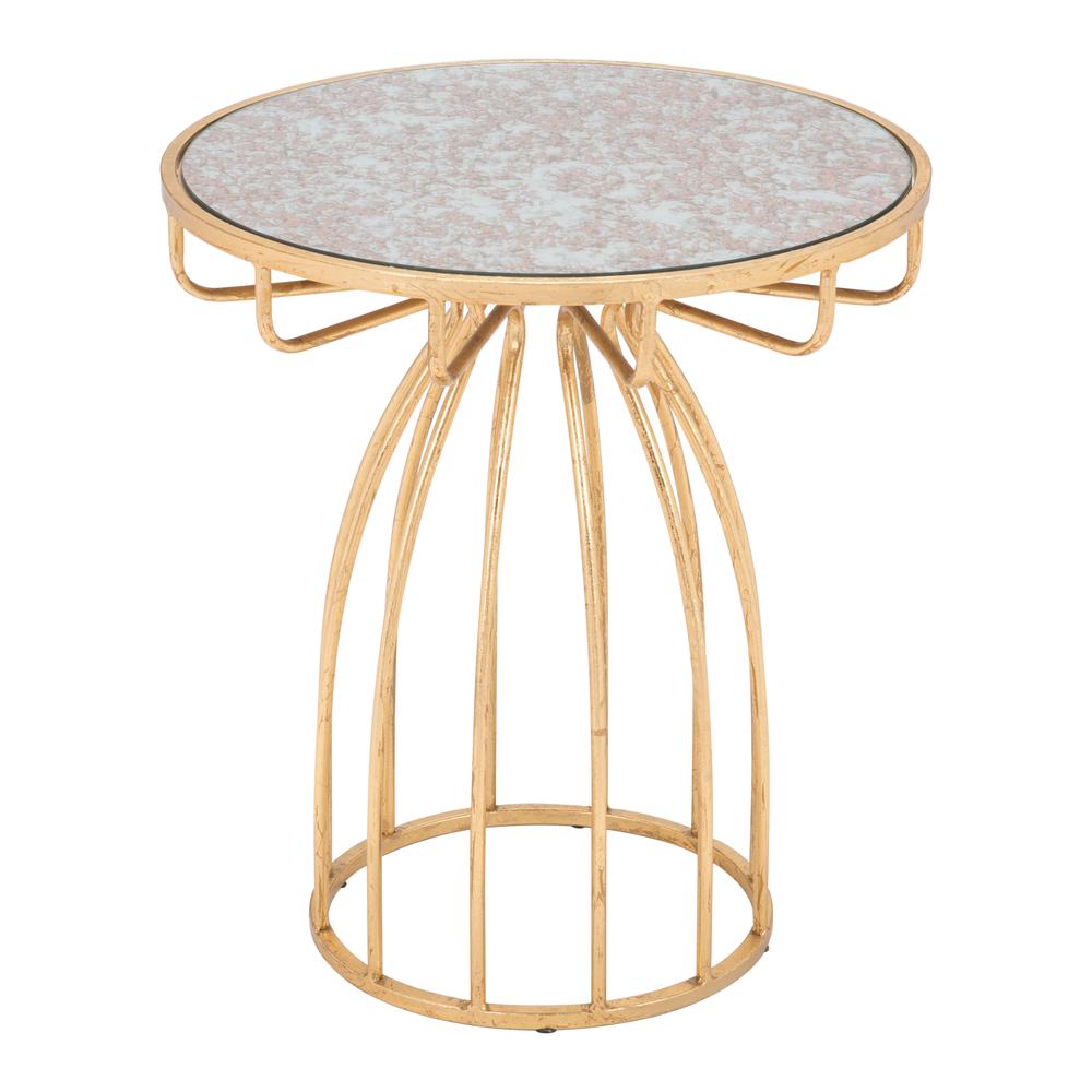 Silo Side Table Gold. Picture 1