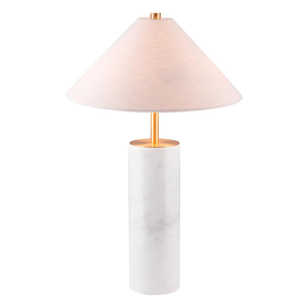 Ciara Table Lamp Beige & White. Picture 2