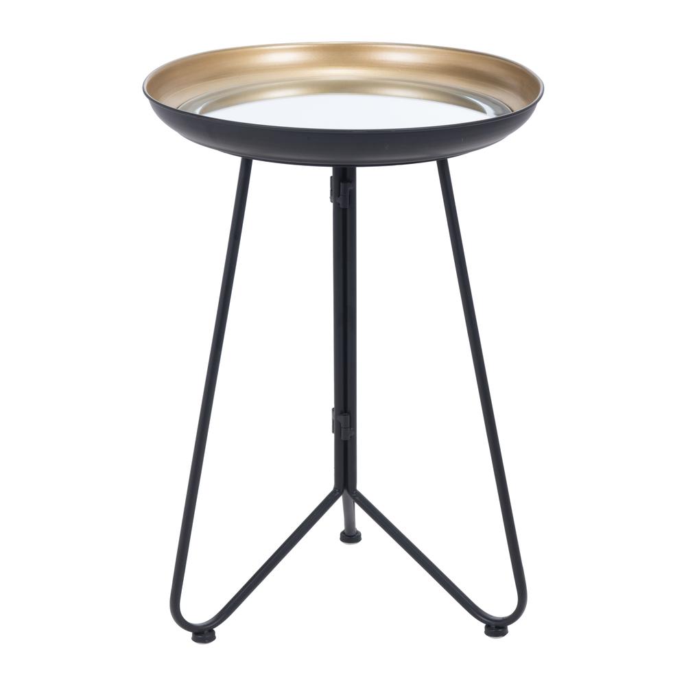 Foley Accent Table Gold & Black. Picture 3