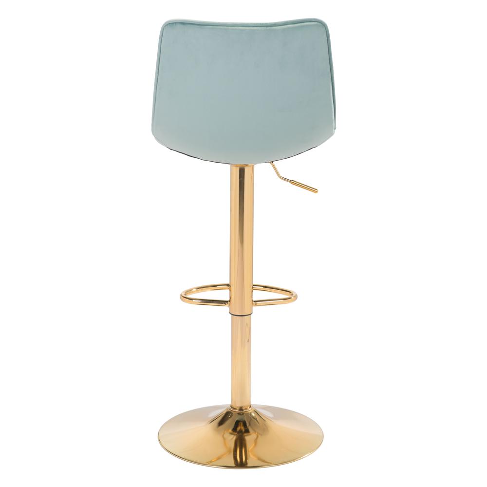Prima Barstool Light Green & Gold. Picture 4