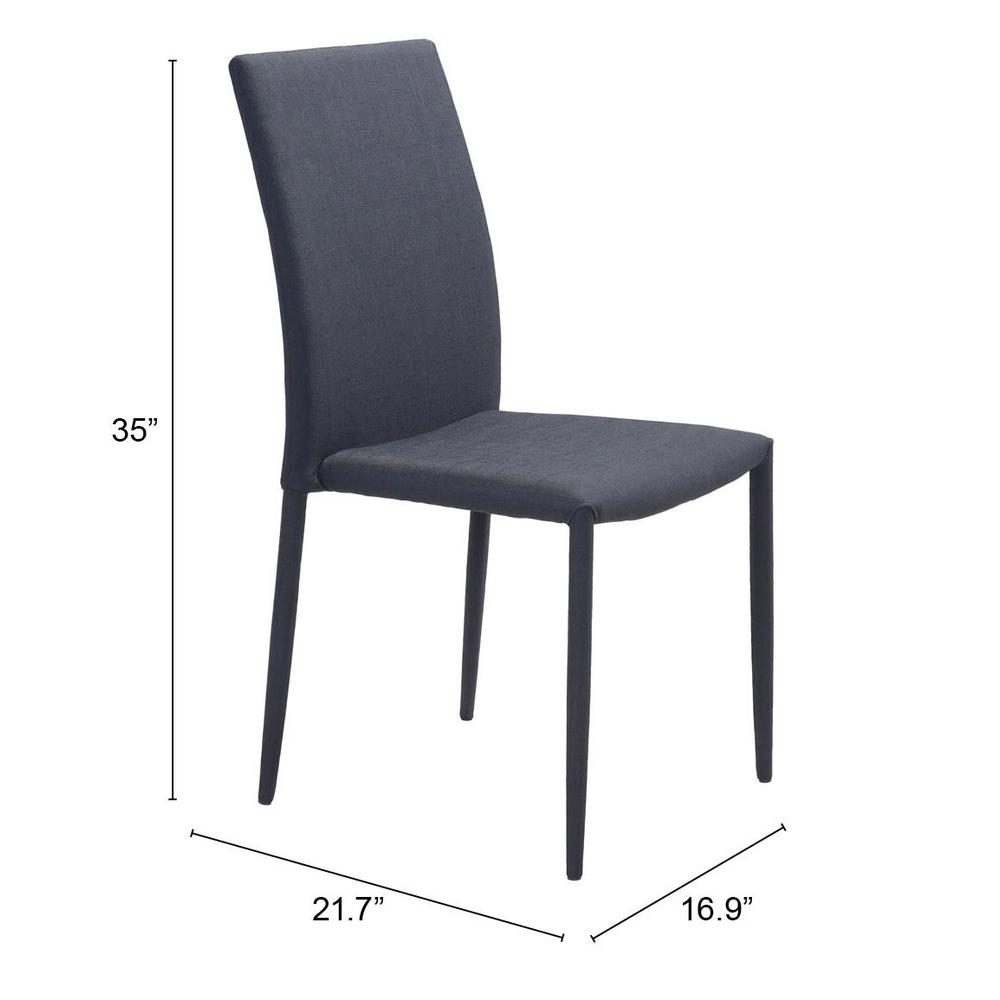 Confidence Dining Chair (Set of 4) Black. Picture 8