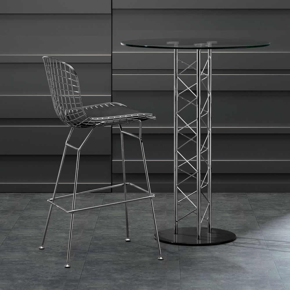 Wire Barstool (Set of 2) Chrome. Picture 7