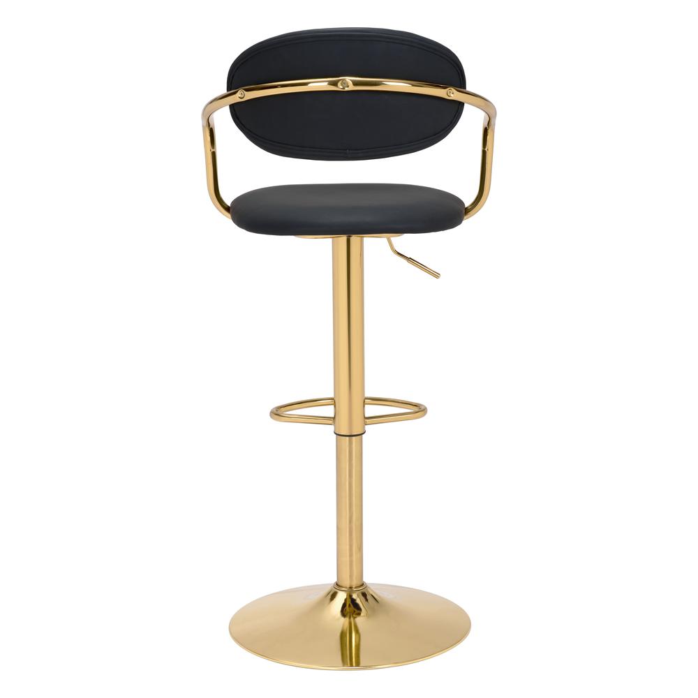 Gusto Barstool Black & Gold. Picture 4