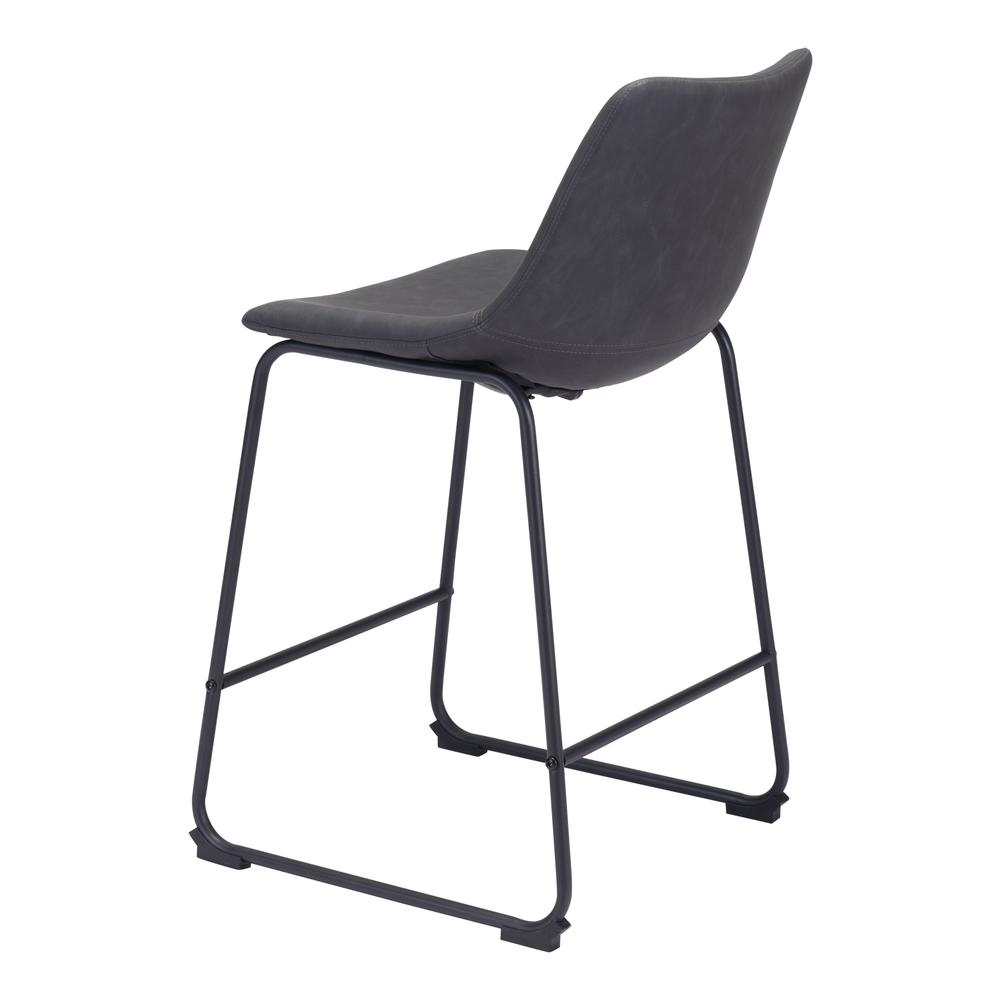 Smart Counter Stool (Set of 2) Charcoal. Picture 6