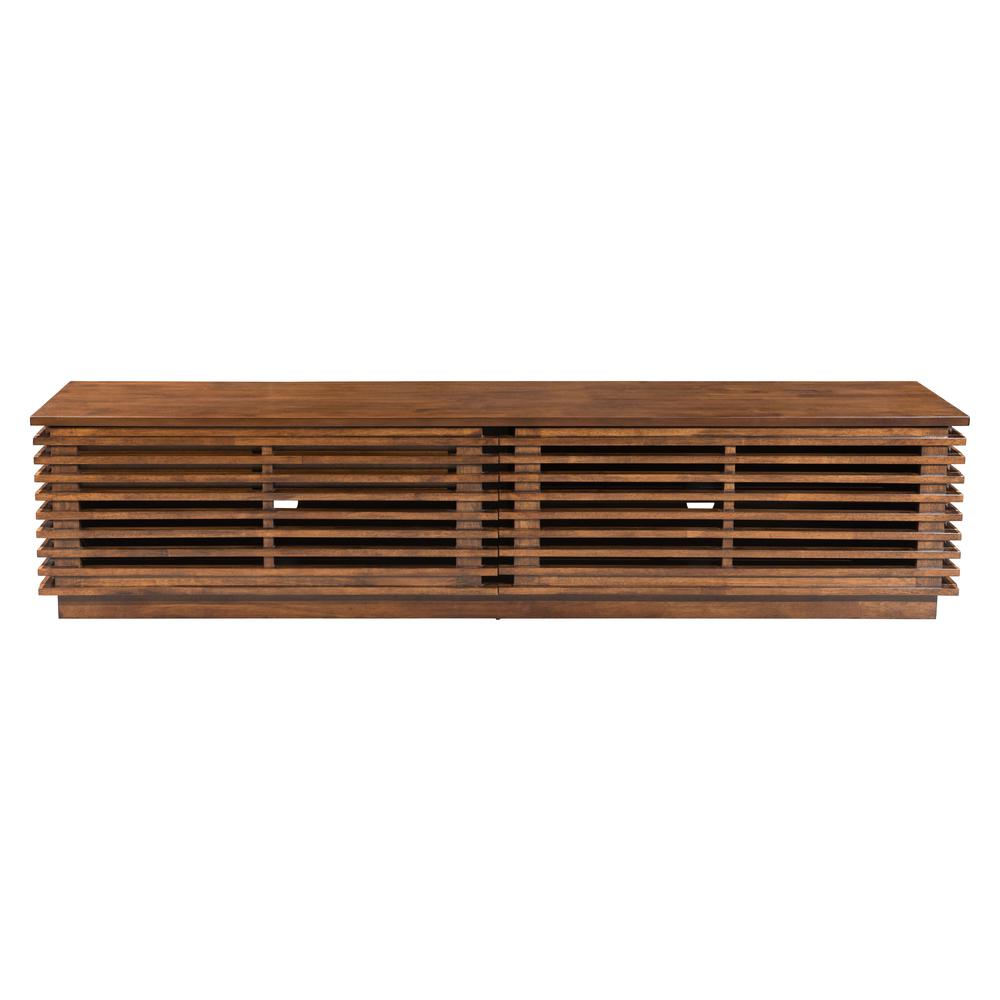 Linea Wide Entertainment Stand Walnut. Picture 3
