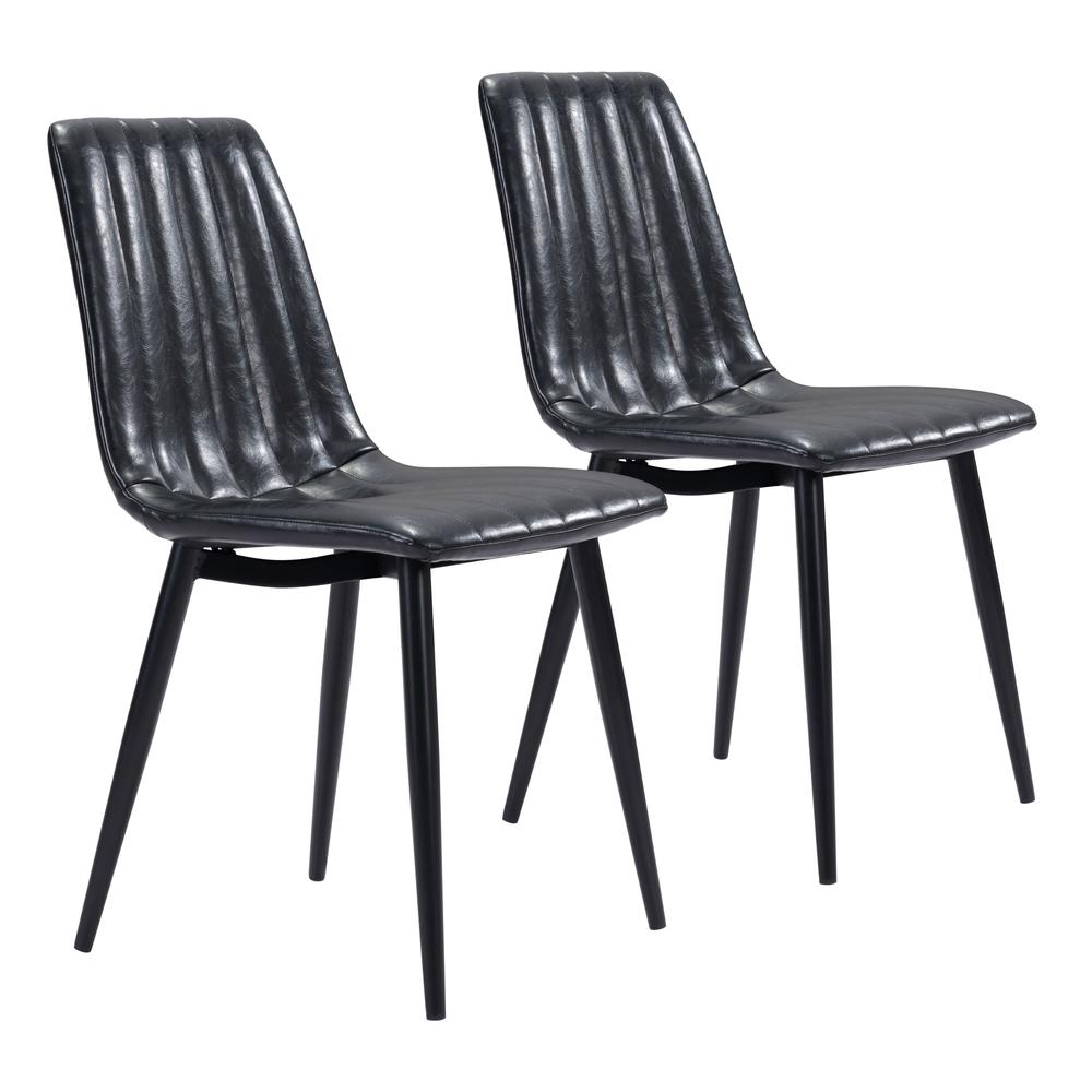 Dolce Dining Chair (Set of 2) Vintage Black. Picture 1