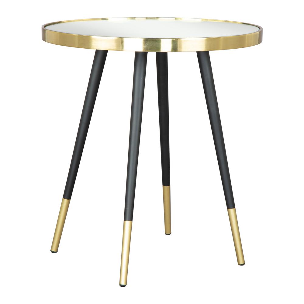 Particle Side Table Gold & Black. Picture 1