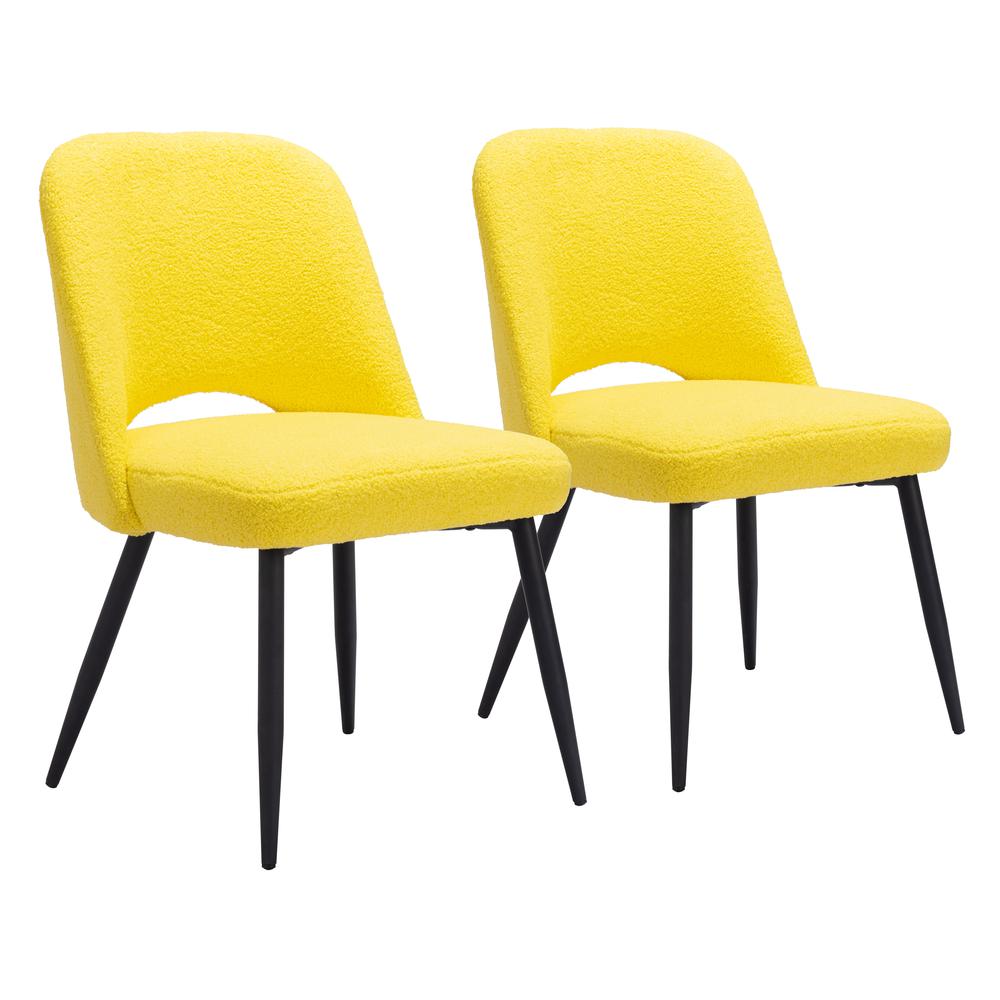 Sunny Yellow Teddy Dining Chair, Belen Kox. Picture 1