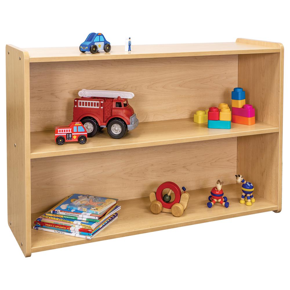 Preschool Shelf Storage, Ready-To-Assemble, 46W x 15D x 30.5H. Picture 2