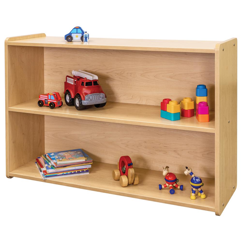 Preschool Shelf Storage, Ready-To-Assemble, 46W x 15D x 30.5H. Picture 5