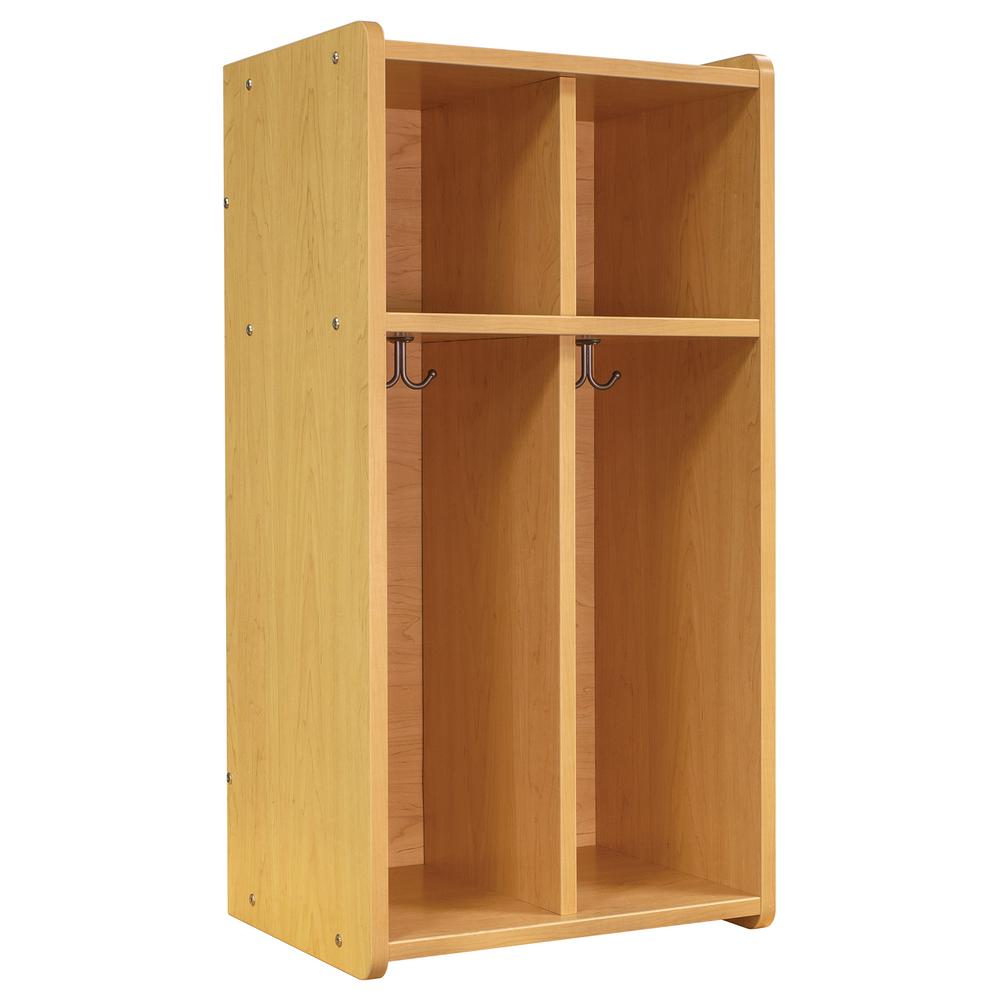 2-Section Wall Locker, Ready-To-Assemble, 19W x 15D x 37.5H. The main picture.