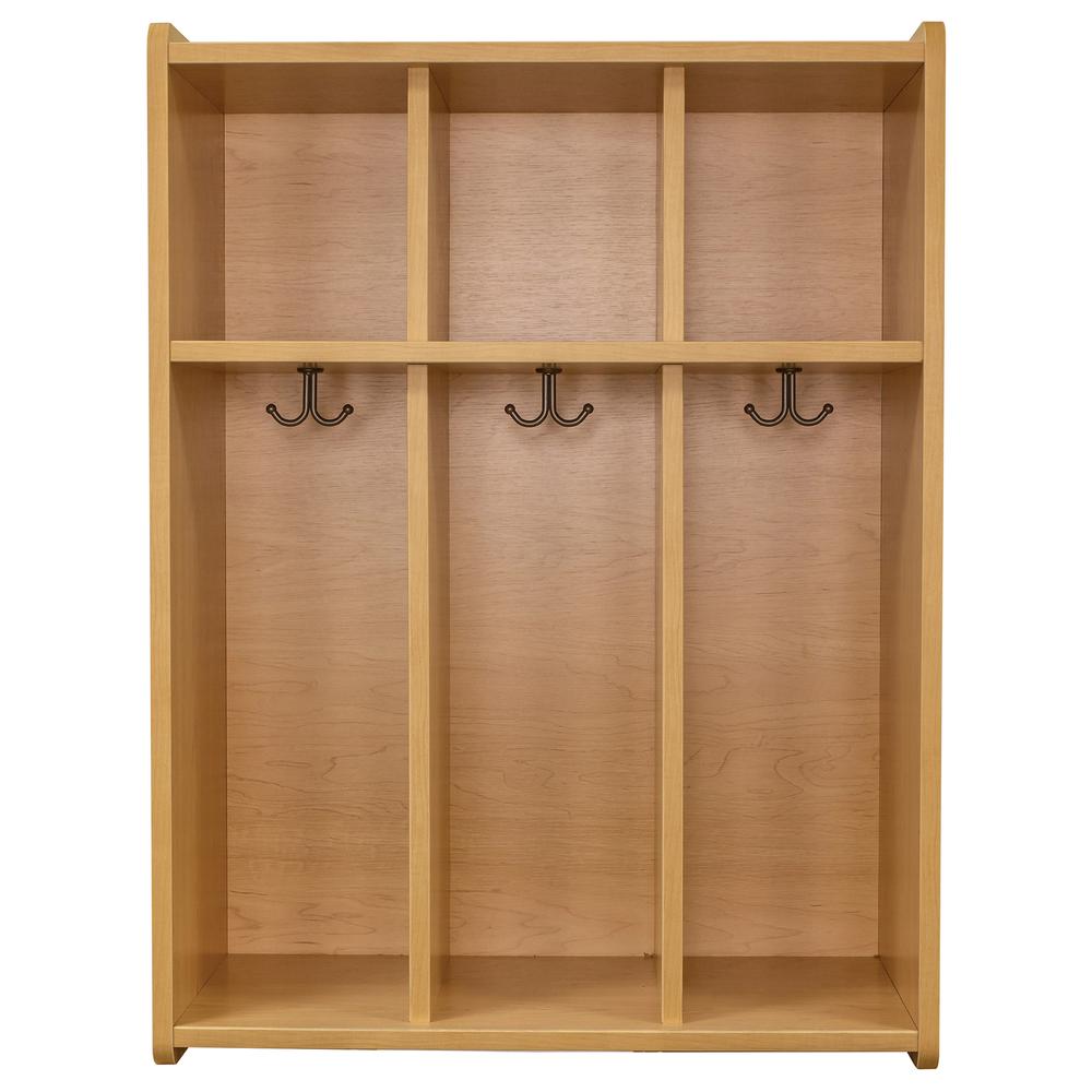3-Section Wall Locker, Ready-To-Assemble, 28W x 15D x 37.5H. Picture 5
