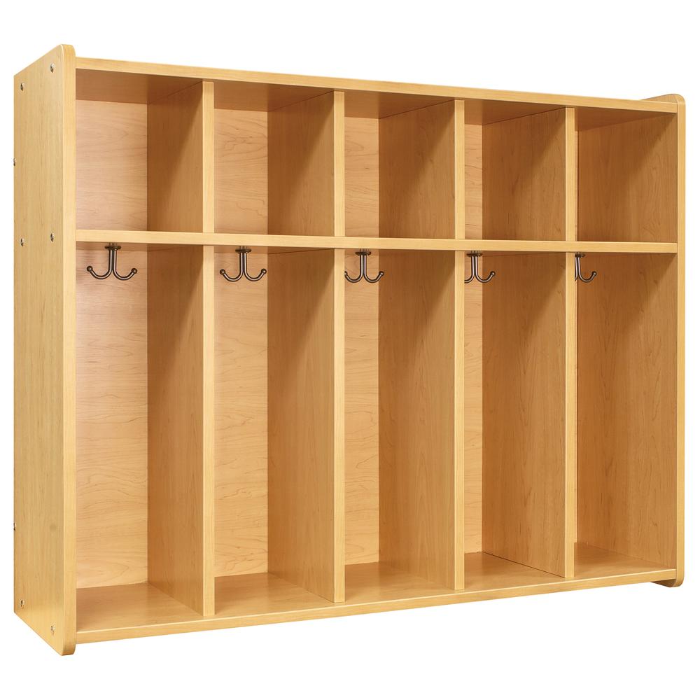 5-Section Wall Locker, Ready-To-Assemble, 46W x 15D x 37.5H. Picture 1