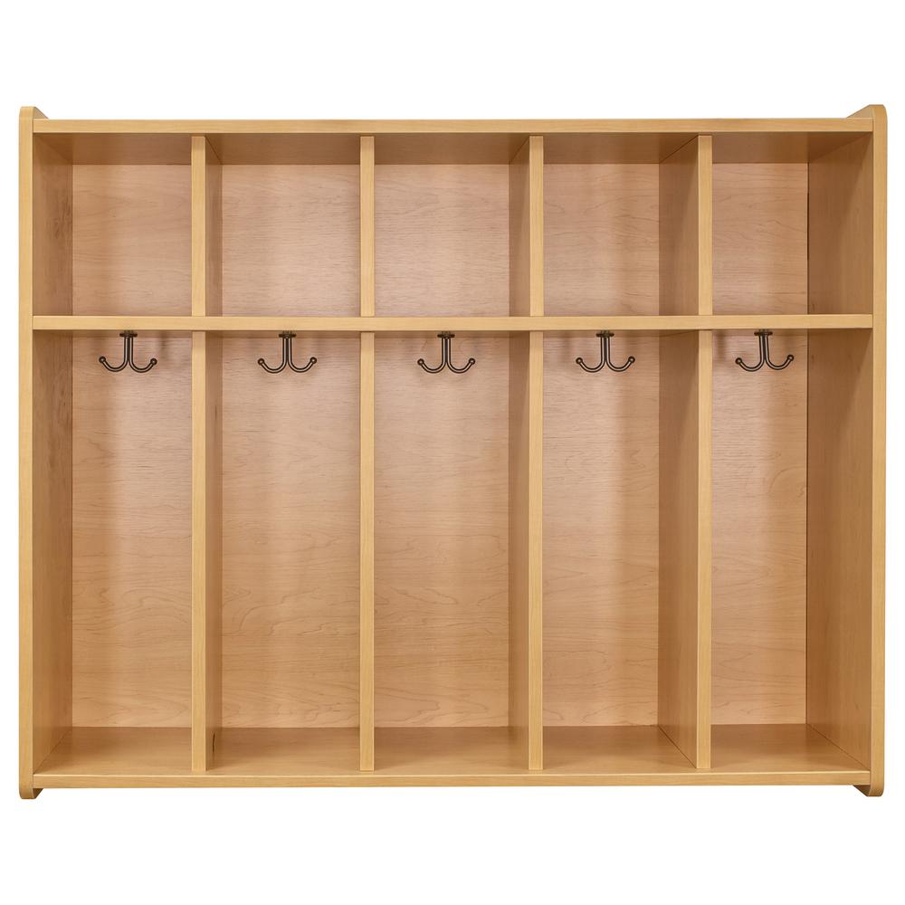 5-Section Wall Locker, Ready-To-Assemble, 46W x 15D x 37.5H. Picture 5