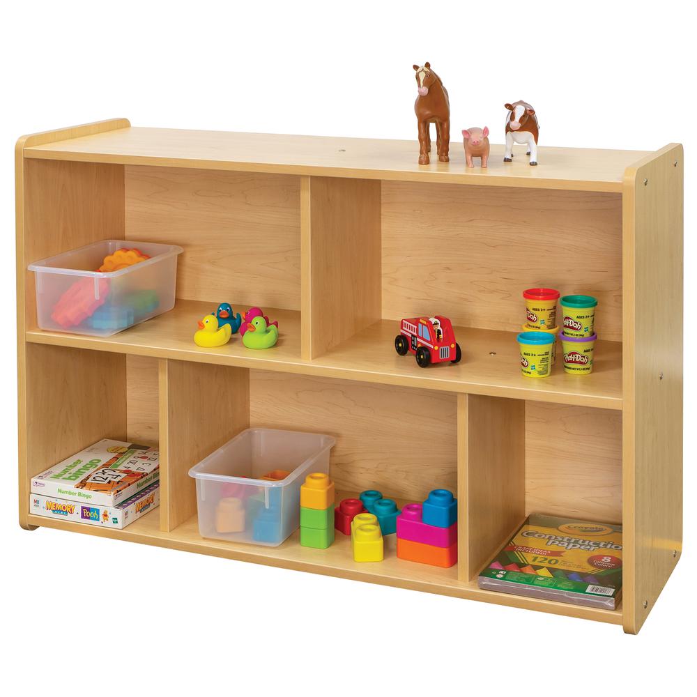 Preschool Compartment Storage, Ready-To-Assemble, 46W x 15D x 30.5H. Picture 4