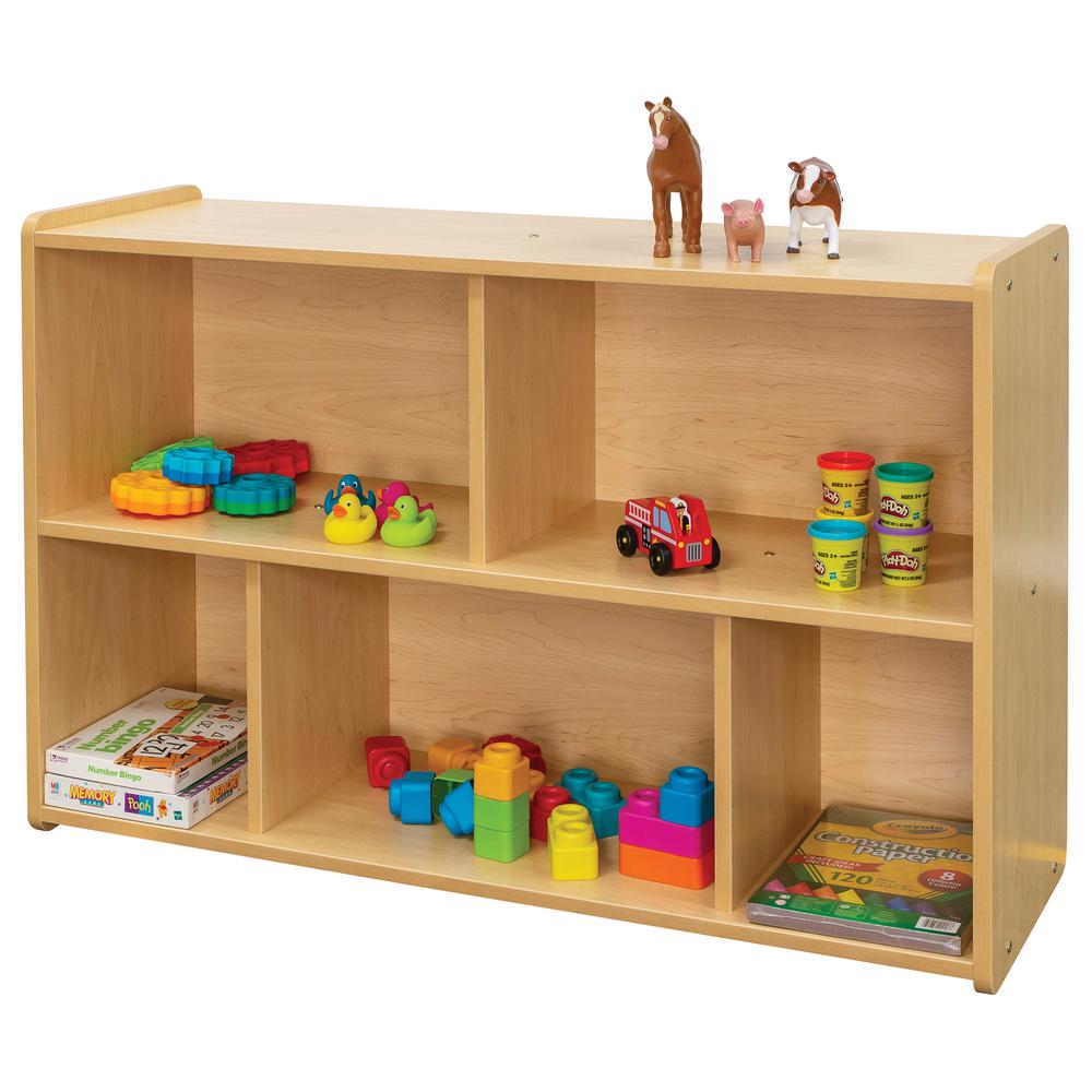 Preschool Compartment Storage, Ready-To-Assemble, 46W x 15D x 30.5H. Picture 5
