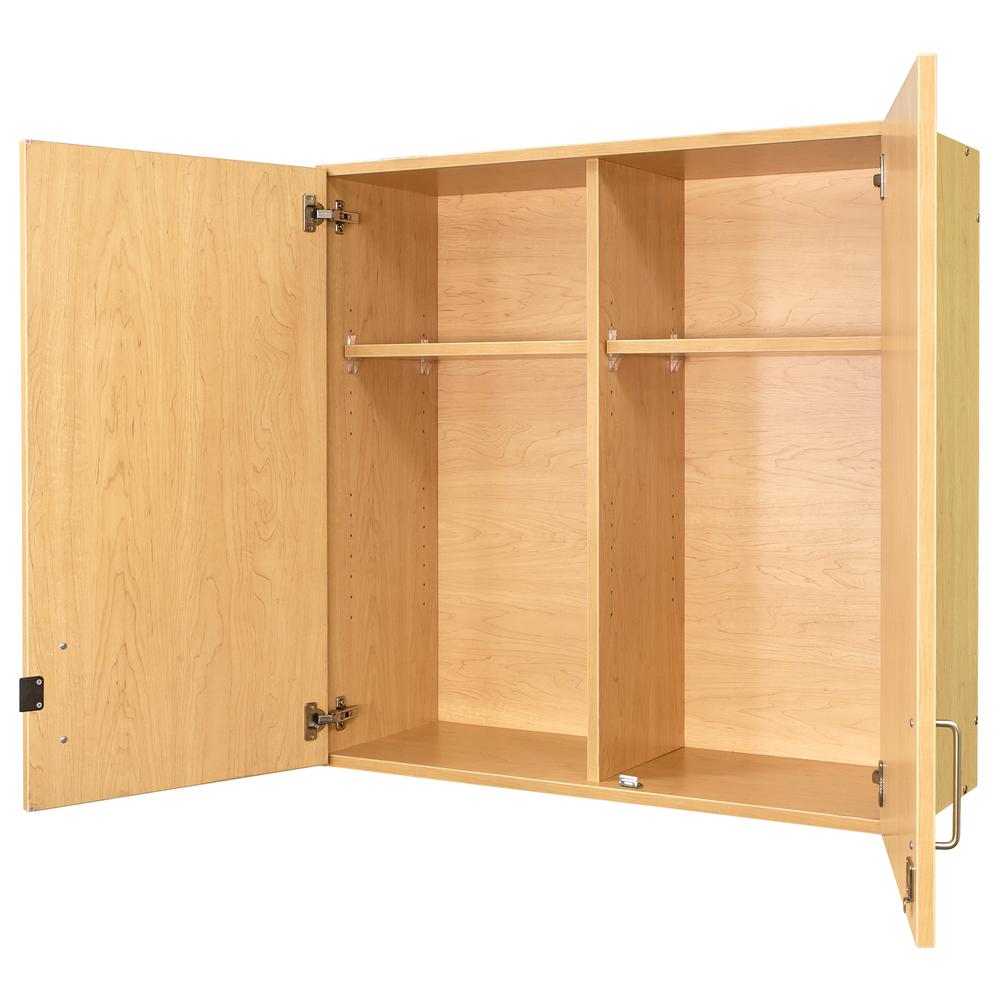 4-Compartment Wall Cabinet, Ready-To-Assemble, 37W x 14.5D x 36.5H. Picture 5