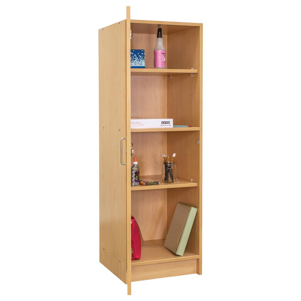 Single-Door Tall Cabinet, Assembled, 19.5W x 20.5D x 59.5H. Picture 3