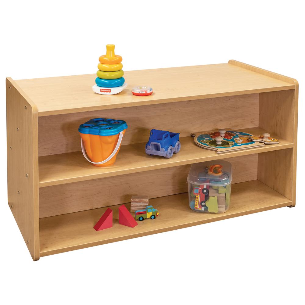 Toddler Shelf Storage, Assembled, 46W x 23.5D x 23.5H. Picture 2