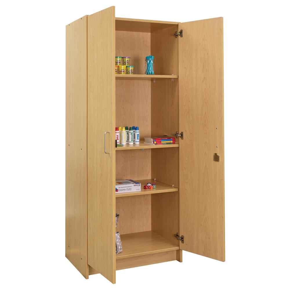 Double-Door Tall Cabinet, Assembled, 30W x 20.5D x 72H. Picture 4