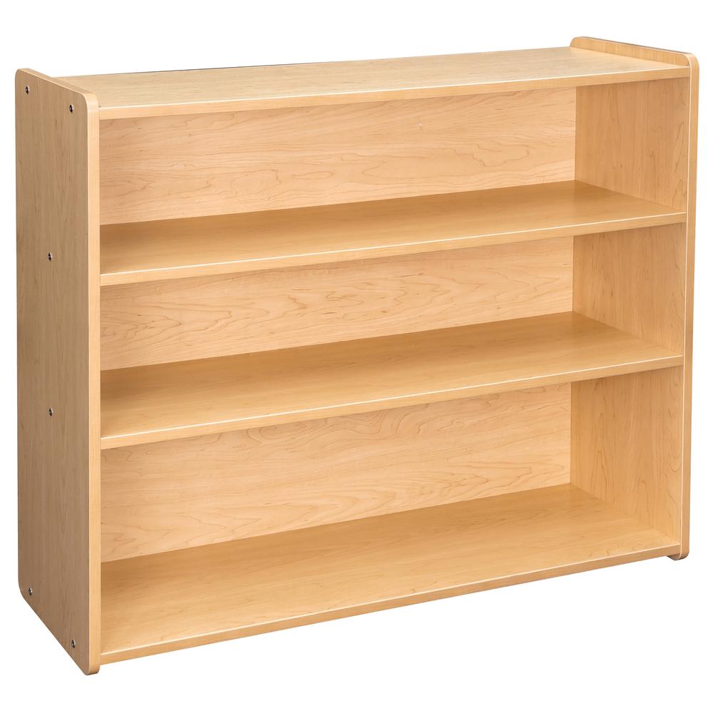 School Age Shelf Storage, Assembled, 46W x 15D x 37.5H. Picture 1