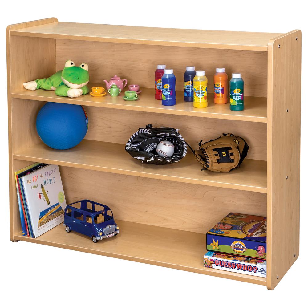 School Age Shelf Storage, Assembled, 46W x 15D x 37.5H. Picture 4