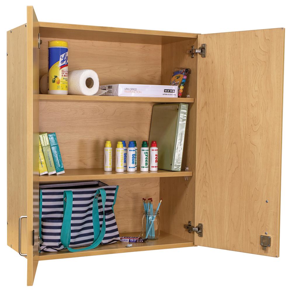 3-Level Wall Cabinet, Assembled, 30W x 14.5D x 36.5H. Picture 3