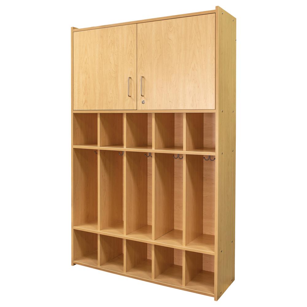 School Age Floor Locker, Assembled, 46W x 15D x 71.5H. Picture 5