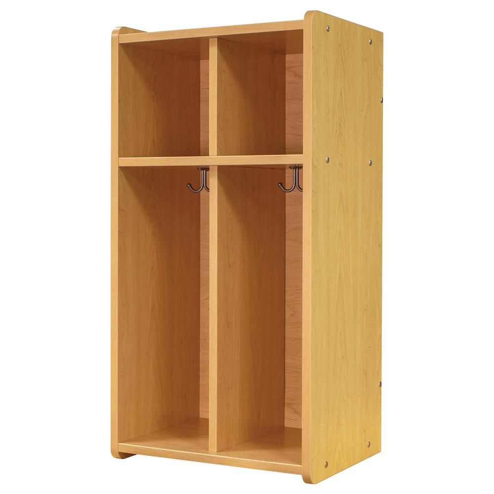 2-Section Wall Locker, Assembled, 19W x 15D x 37.5H. Picture 3