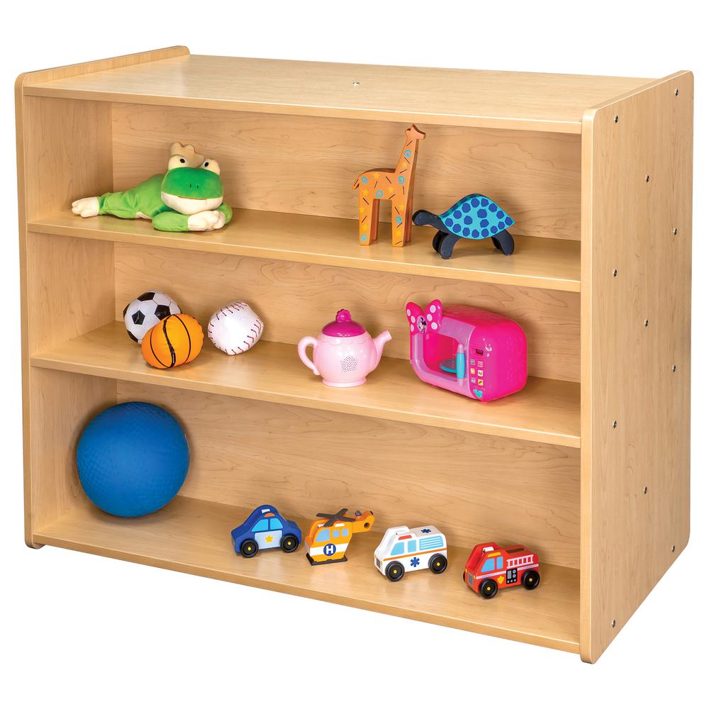 School Age Shelf Storage, Assembled, 46W x 23.5D x 37.5H. Picture 4
